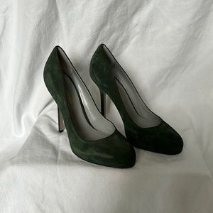 BRAND NEW Sergio Rossi Stiletto Dark Green Pumps
